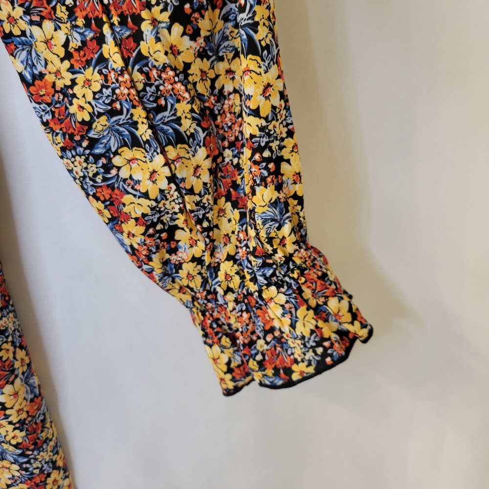 Source Unknown Floral Long Sleeve Dress - Multicolor - Picture 2 of 3